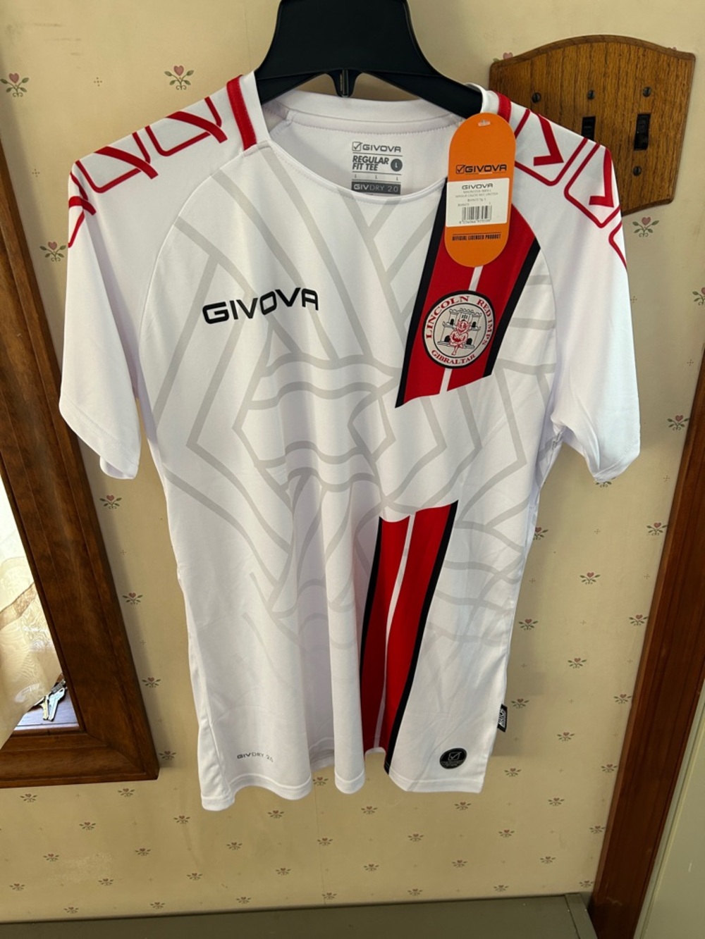 Givova Lincoln Red lMPS  Soccer Jersey